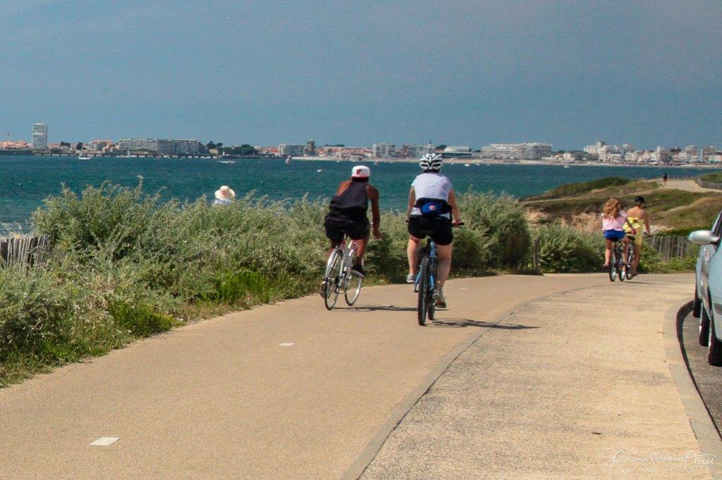 pistes cyclables en Vendée bord de mer