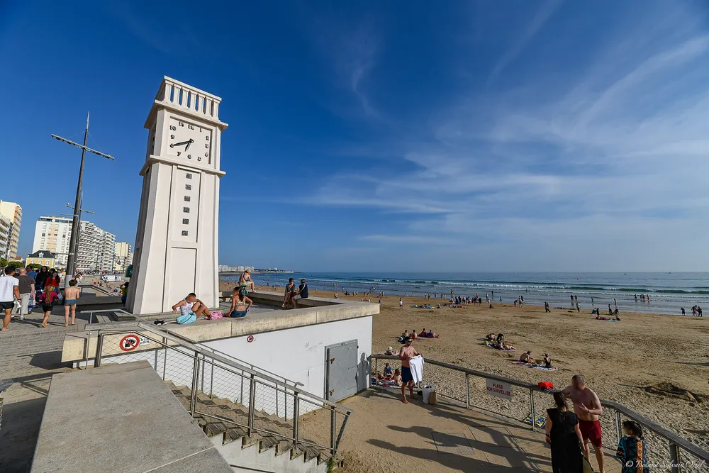 balade sur le remblais des sables d'olonne